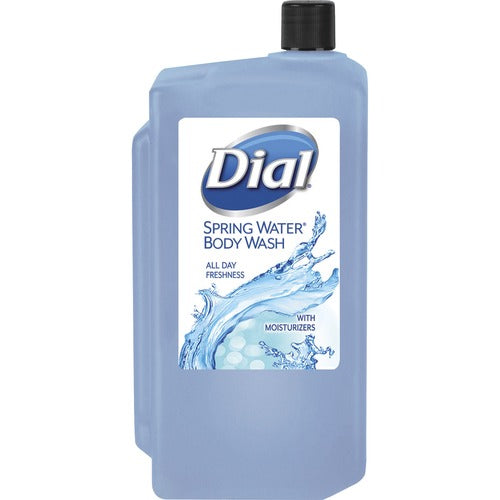 Dial Corporation  Body Wash Refill, f/Dial Dispensers, Spring Water, 1L, BE