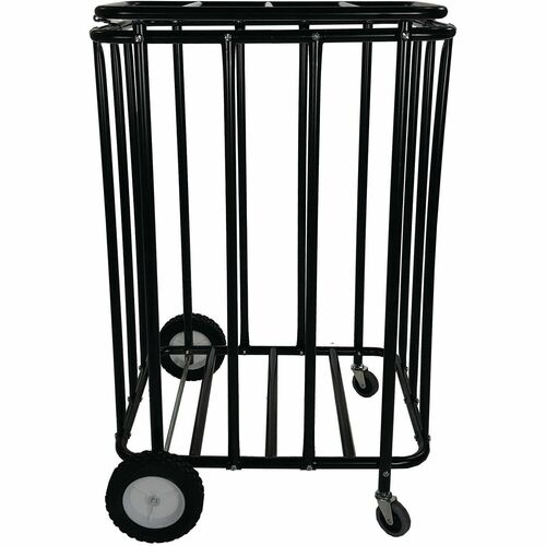 Champion Sports  Ball Locker, Mobile, Steel, w/Mesh Bag, 22"x28"x43", BK