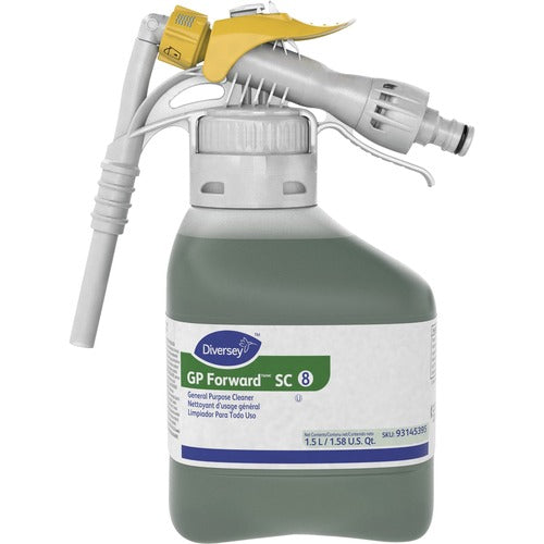 Diversey Care  Cleaner, Conc, General-Purpose, RTD, Citrus, 1.5L, Green-DVO93145395