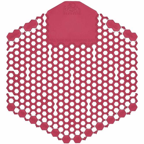 Fresh Products  Urinal Screen,Spiced Apple,30-day,6-1/2"x7"x2/3",10/PK,RD-FRS3WDS60SAP