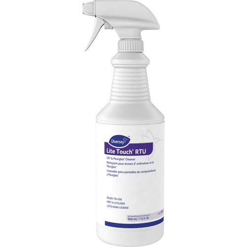 Diversey Care  Cleaner, f/CRT/Plexiglas, 32oz,12/CT,PE-DVO03970