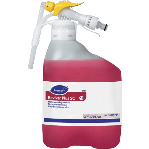 Diversey Care  Maintainer/Rejuvenator, Revive Plus, RTD, 5L, Red-DVO93359764