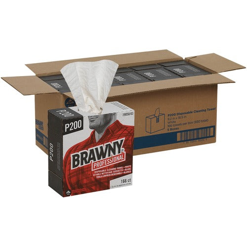 Georgia-Pacific  Towels, Brawny Pro, P200, 9.2"x16.5", 166/BX, 5BX/CT, WE-GPC2905003