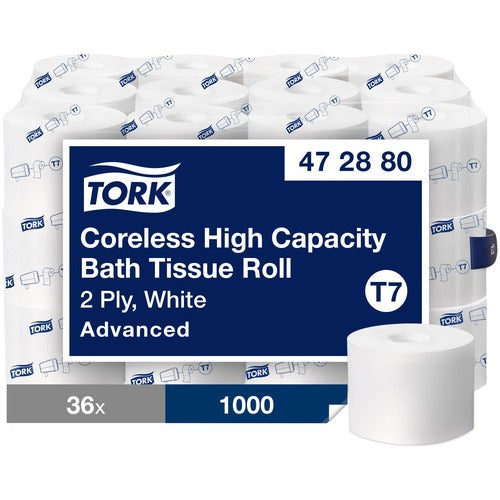 TORK  Bath Tissue, 2-Ply, 3-7/10"Wx333'L, 36/CT, White