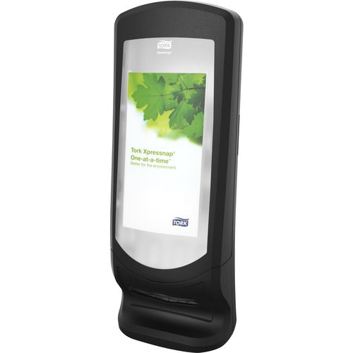TORK  Stand Napkin Dispenser, 9-3/10"Wx9-3/10"Lx24-1/2"H, BK