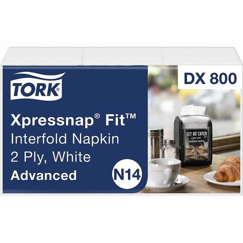 TORK  Napkins,Interfold,Advanced,2-Ply,120/PK,36PK/CT,WE