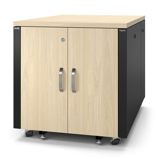 APC AR4012A rack cabinet 12U Freestanding rack Black, Maple color