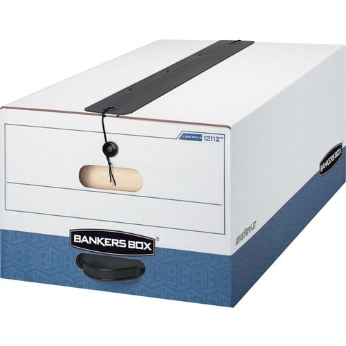 Fellowes  Hvy Duty Storage Box,Lgl,900 lb Cap.,15"x24"x10",12/CT,WE/BE-FEL12112