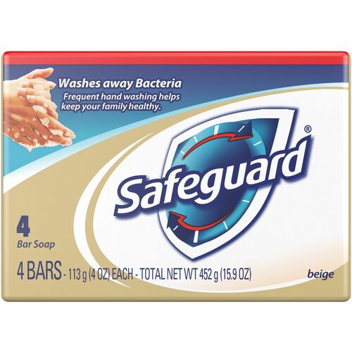 Procter & Gamble Commercial  Bar Soap,Deodorant,Safeguard,4oz,4/PK,12PK/CT,WE