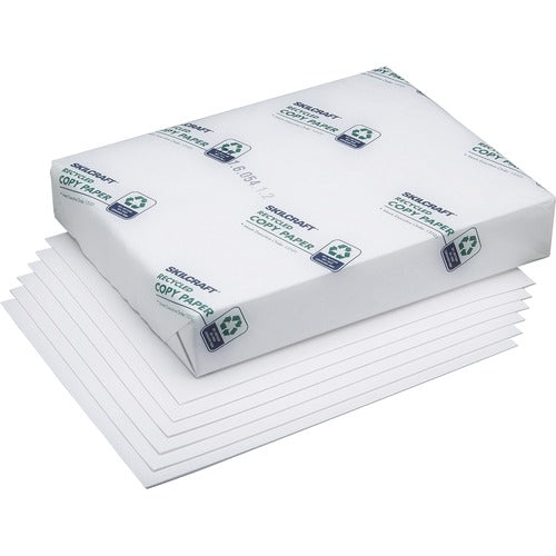 SKILCRAFT  Paper,Copy,Bond,8-1/2"x11",500/RM,10RM/CT,WE