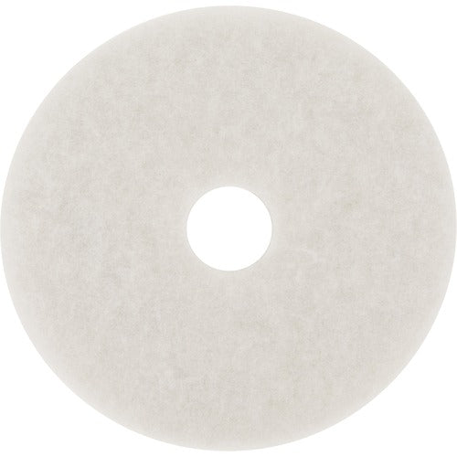 3M  Super Polish Pad,Removes Scuff/Black Heel,27",5/CT,White