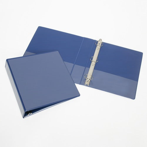 SKILCRAFT  View Binder,Round Ring,w/Pockets,1/2" Cap, Letter-size,BE