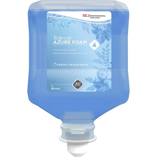 S.C. JOHNSON & SON, INC  Hand Soap, Foam, Fresh Apple, 2 Liter, 4/CT, Blue