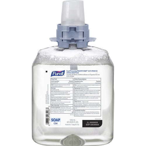 Gojo  Handwash,Foam,w/0.5%PCMX,E2,f/Manual CS4,1250ml,4/CT,CL-GOJ513204