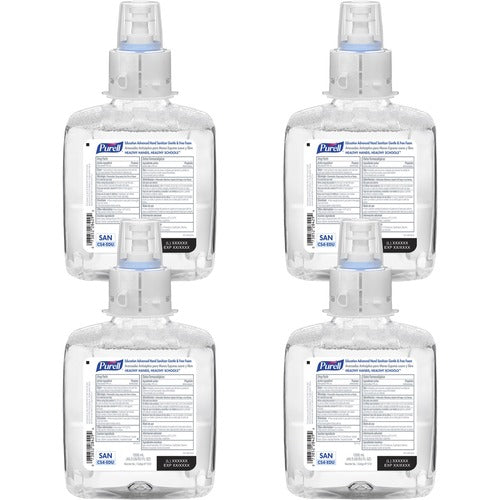 Gojo  Hand Sanitizer Refills,Foam,f/CS4 Dispenser,1200ml,4/CT,CL-GOJ515104