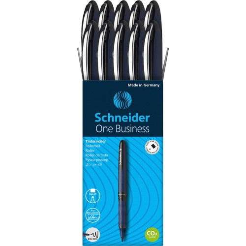 Rediform  Pen, Rollerball, One Business, 0.6mm Point, 10/PK, Black