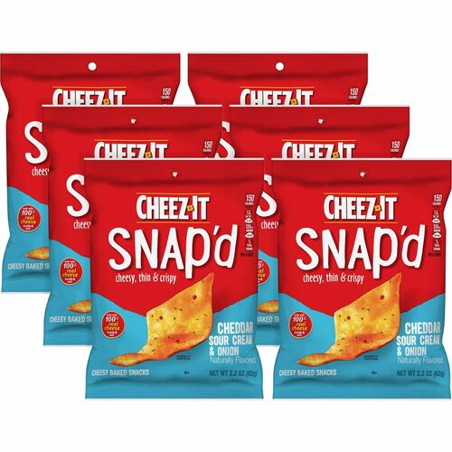 Keebler Co.  Crackers, Cheddar Sour Cream and Onion, 2.2 oz, 6/CT
