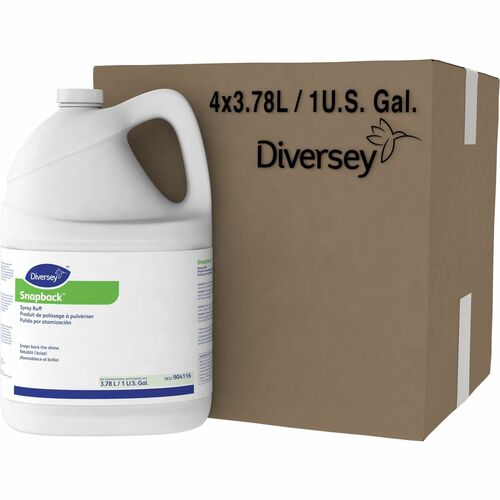 Diversey Care  Spray Buff, Snapback, RTU Liquid, 1 Gal, 4/CT, Straw-DVO904116