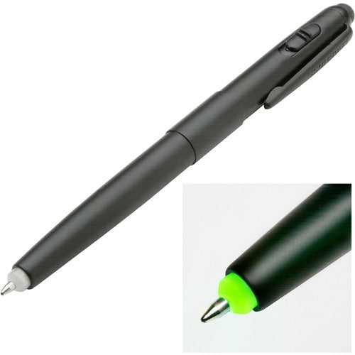 SKILCRAFT  Pen, w/Green LED Light, Refillable, 1.0mm, Black Ink