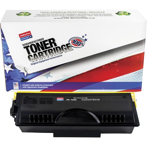 SKILCRAFT  Toner Cartridge, Remanuf. Brother TN460, 6000 Yld, BK