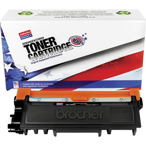 SKILCRAFT  Toner Cartridge, Remanuf. BRT TN660, 2600 Yield, BK