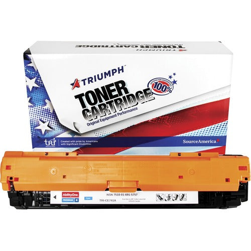 SKILCRAFT  Toner Cartridge, Remanuf. HP 307A, 7300 Yield, CYN