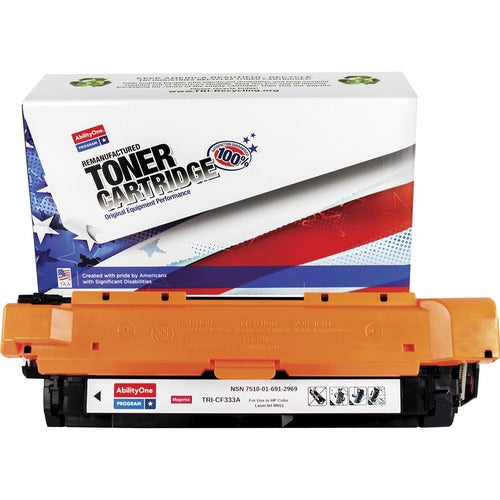 SKILCRAFT  Toner Cartridge, Remanuf. HP 654A, 15000 Yield, MA