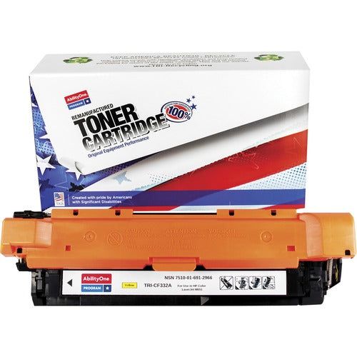 SKILCRAFT  Toner Cartridge, Remanuf. HP 654A, 15000 Yield, YW