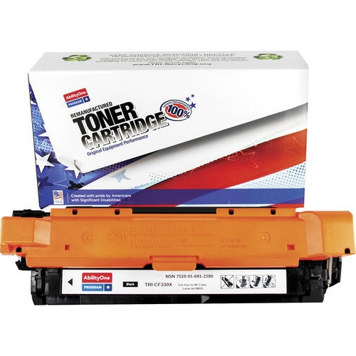 SKILCRAFT  Toner Cartridge, Remanuf. HP 654X, 25000 Yield, BK