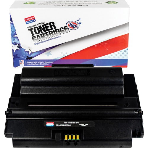 SKILCRAFT  Toner Cartridge, Remanuf. Xerox 3635, 10000 Yld, BK