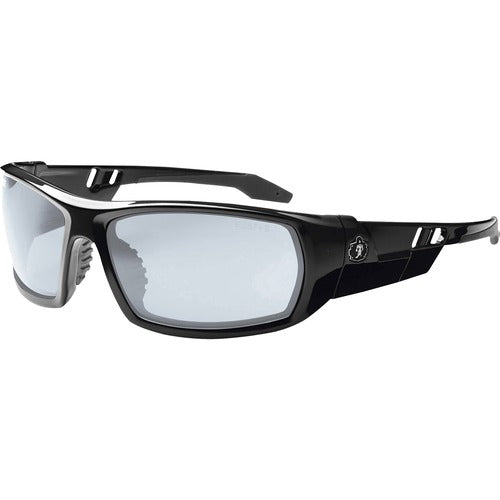 Ergodyne  Safety Glasses, 142mm W, In/Outdoor Lens/Black Frame-EGO50080