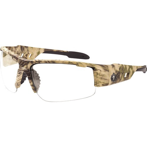 Ergodyne  Safety Glasses,1/2-Blade,AF CL Lens/Kryptek Highlander Frame-EGO52303
