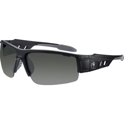 Ergodyne  Safety Glasses,1/2-Blade,Anti-fog Smoke Lens/Matte BK Frame-EGO52433