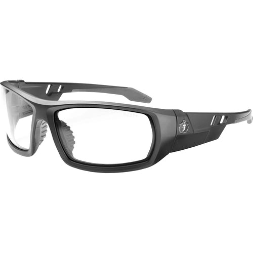 Ergodyne  Safety Glasses,142mm W,Anti-fog CL Lens/Matte Black Frame-EGO50403