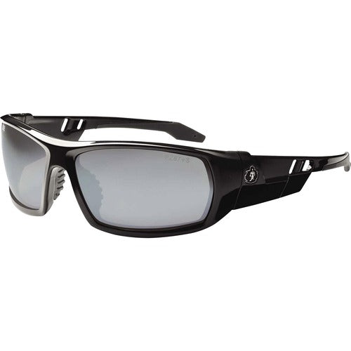 Ergodyne  Safety Glasses,142mm W,SR Mirror Lens/Black Frame-EGO50042