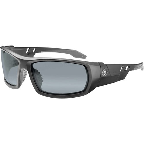 Ergodyne  Safety Glasses,142mm W,SR Mirror Lens/Matte Black Frame-EGO50442