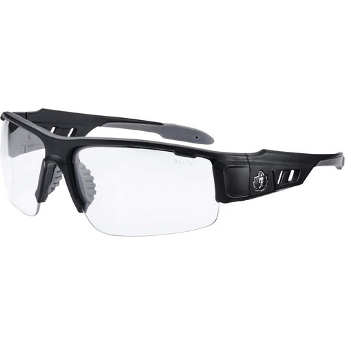 Ergodyne  Safety Glasses,Half-Blade,Clear Lens/Matte Black Frame-EGO52400