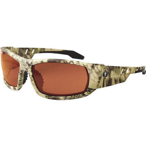 Ergodyne  Safety Glasses,PolarizedCopper Lens/Kryptek Highlander Frame-EGO50321