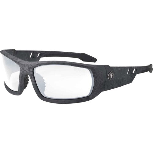 Ergodyne  Safety Glasses,UV Protect,142mm W,CL Lens/Krypteck Typhon-EGO50500