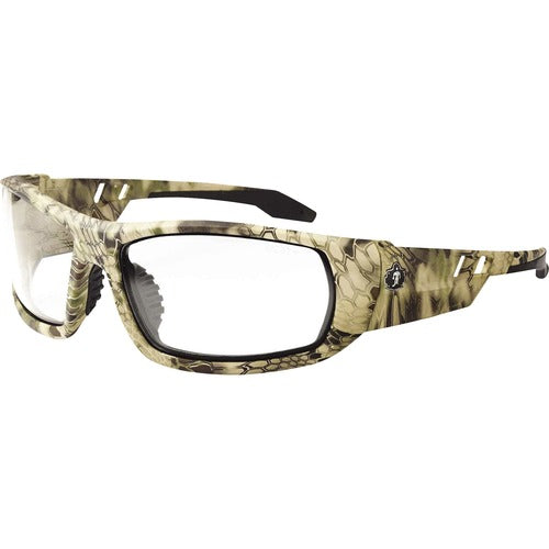 Ergodyne  Safety Glasses,UV Protect,142mmW,CL Lens/Krypteck Highlander-EGO50300
