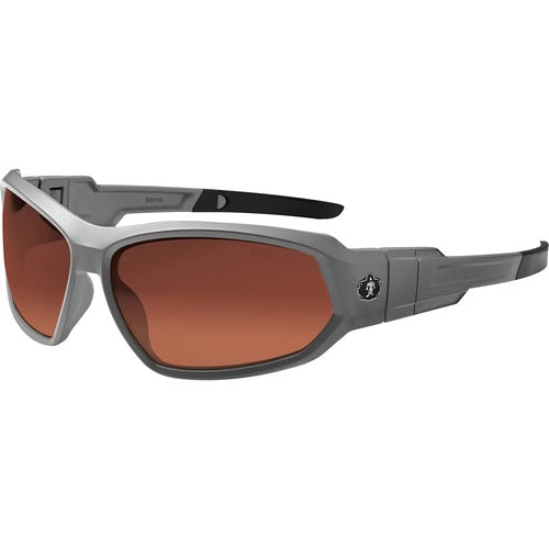 Ergodyne  Sunglasses/Goggles,Polarized Copper Lens/Matte Gray Frame-EGO56121