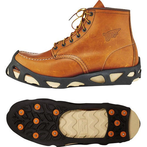 Ergodyne  Ice Cleats,Step-In,Steel Studs,f/9-11 Boots,Large,2/PR,BK-EGO16784
