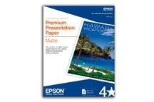 Epson Premium Presentation Paper Matte, Double-sided - Letter - 8.5" x 11" - 50 Sheets