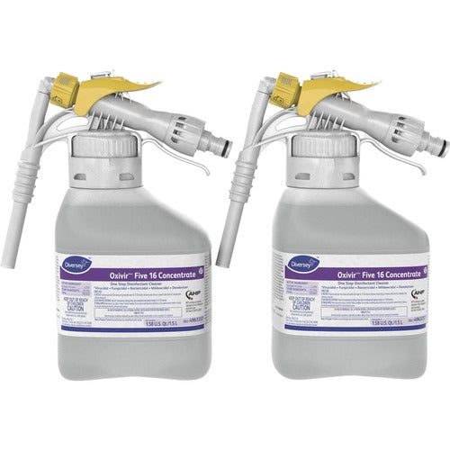 Diversey Care  Disinfectant Cleaner, Five 16, RTD, 1.5 Liter, 2/BX, Clear-DVO4963357