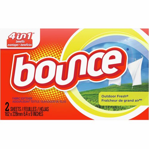 Procter & Gamble Commercial  Dryer Sheets,Fabric Softener,2/BX,156BX/CT,White