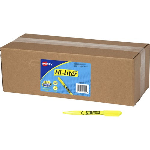 Avery  Highlighters, Pen Style, Chisel Point, 200/CT, FLYW Ink