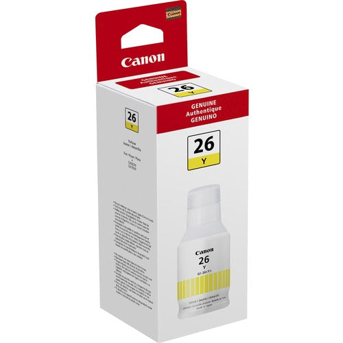 Canon  Pigment Ink Bottle,f/MAXIFY Printers,14000 Pages,132 ml, YW