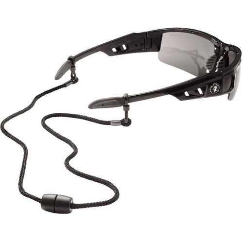 Ergodyne  Lanyard,f/Glasses,Breakaway,Nylon Rope,Loops,6/CT,BK-EGO19342