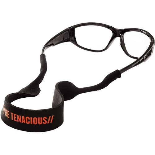 Ergodyne  Lanyard,f/Glasses,Neoprene,6/CT,BK-EGO19402
