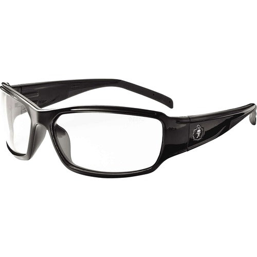 Ergodyne  Safety Glasses,Framed,ClearLens,Indoor/LowLight,BK-EGO51000